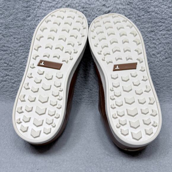 True Linkswear FS Tour Mens Size 13 Spikeless Golf Shoes Wingtip Brown Leather - Picture 8 of 10